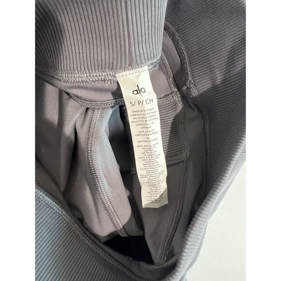 ALO Yoga Alosoft High-Waist Head Start Legging In Fog - Picture 6 of 6